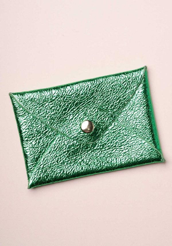 rue madam Pouch Origami Porte Ca Green