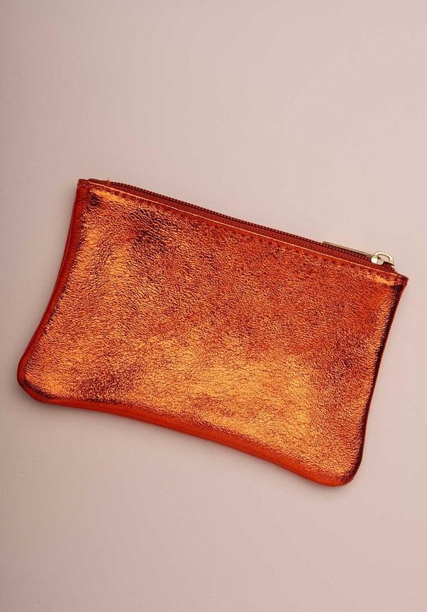 rue madam Pouch Pochette Zip S Orange
