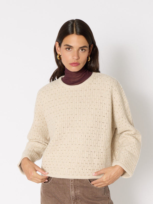 rue madam Pullover 21miffy Beige-Melange