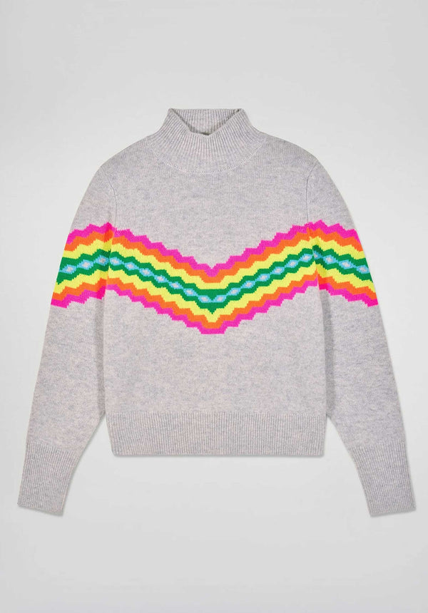 Rue Madam Pullover 2501wpm03327 Gris-Chine-Clair