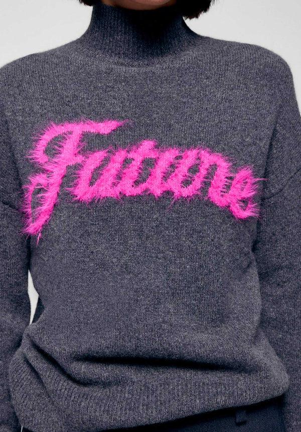 Rue Madam Pullover 2501wpm03338 Anthracite-F