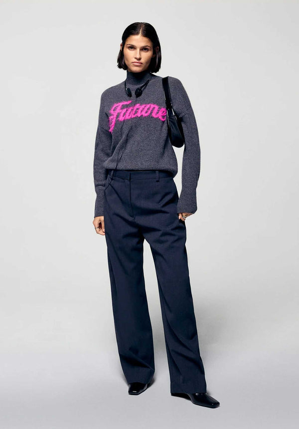 Rue Madam Pullover 2501wpm03338 Anthracite-F