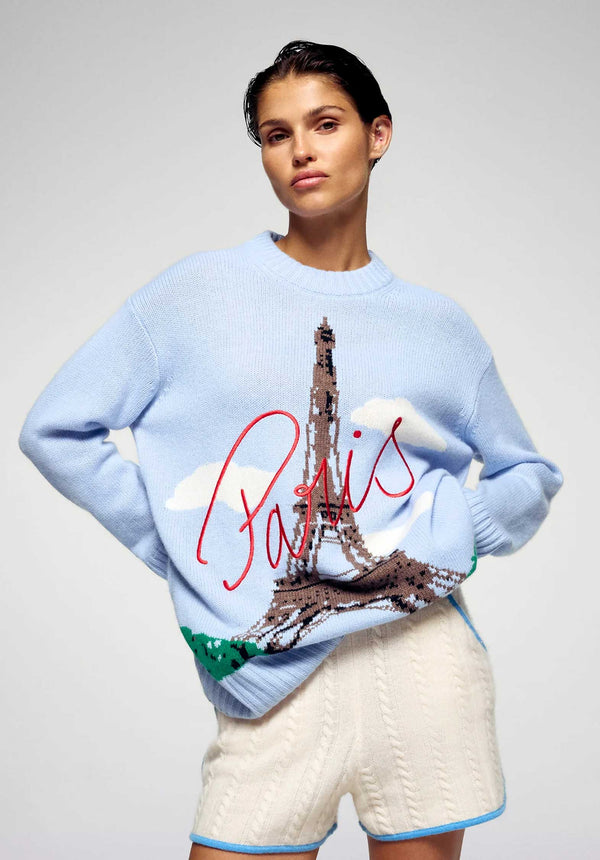 rue madam Pullover 2501wpr03278 Smooth-Blue