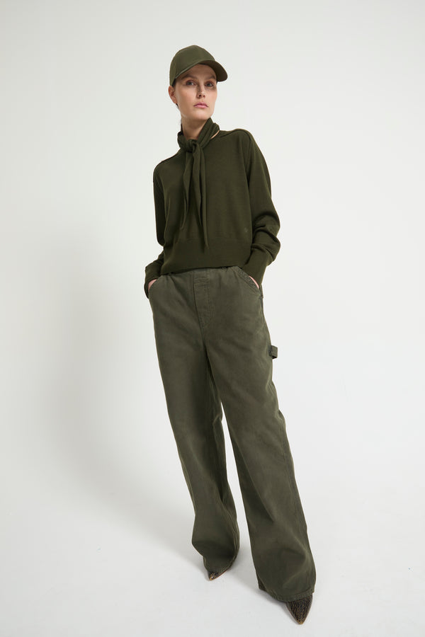 Rue Madam Pullover Cowboy Khaki