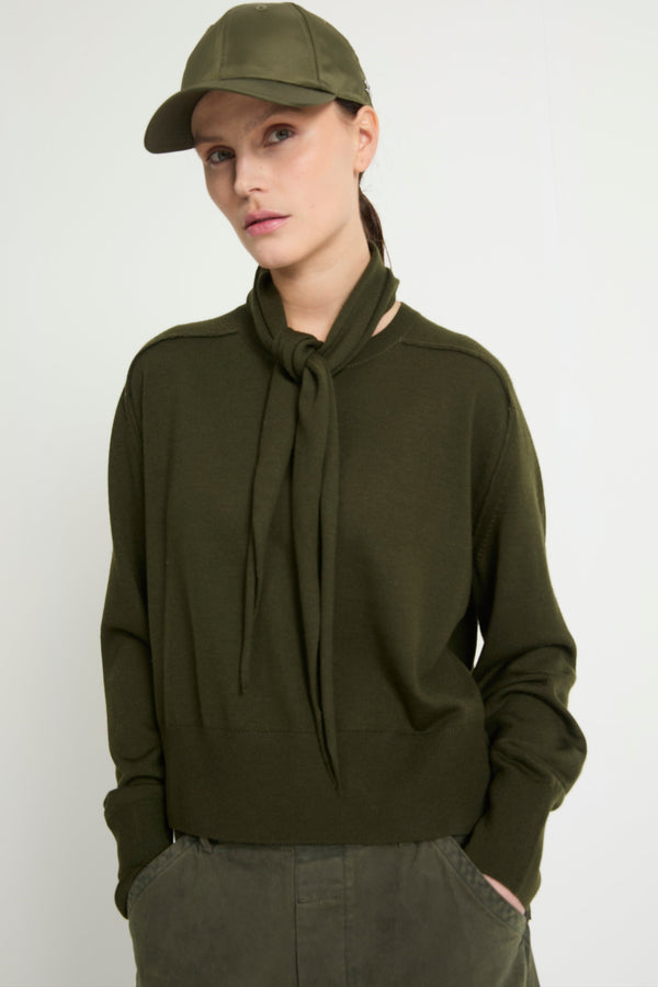 rue madam Pullover Cowboy Khaki