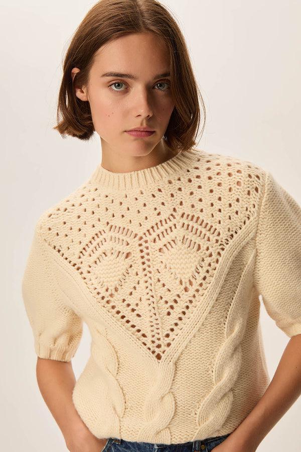Rue Madam Pullover Doline Creme
