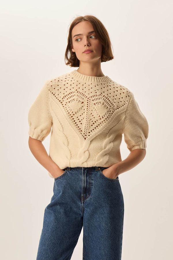 rue madam Pullover Doline Creme