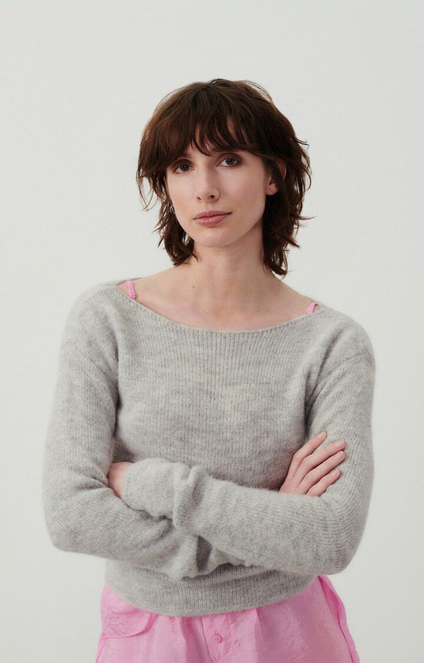 rue madam Pullover East18s Gris-Chine