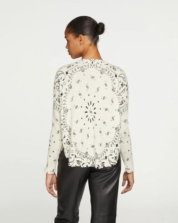 Rue Madam Pullover Mela Bandana Blanc