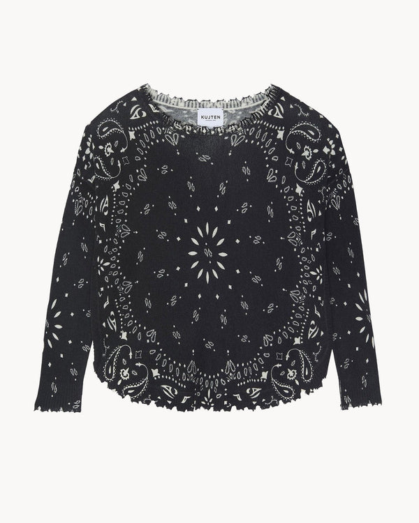rue madam Pullover Mela Bandana Noir