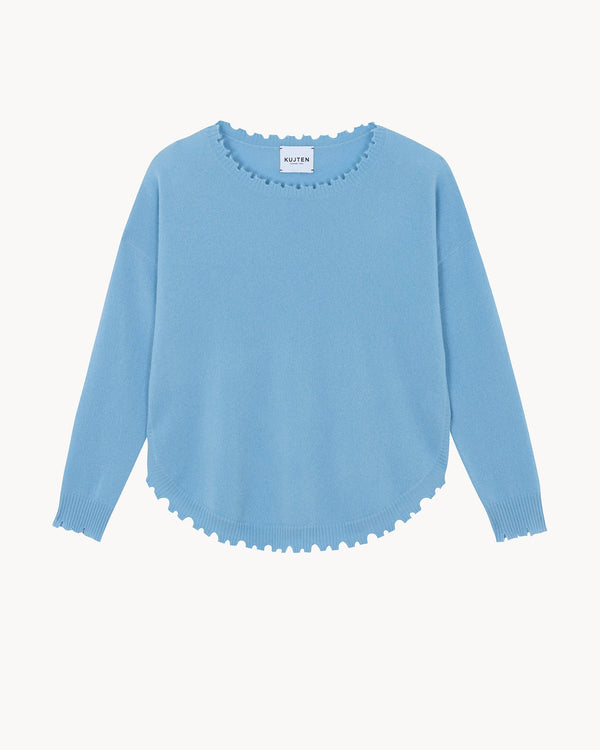 rue madam Pullover Mela Blue-Ice