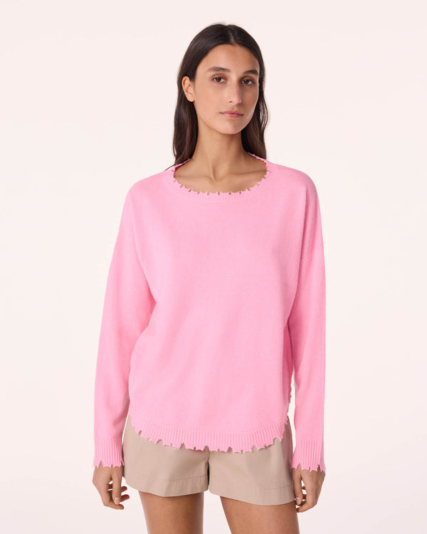 Rue Madam Pullover Mela Rose-Bonbon