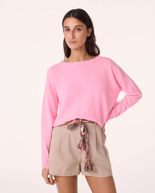 rue madam Pullover Mela Rose-Bonbon