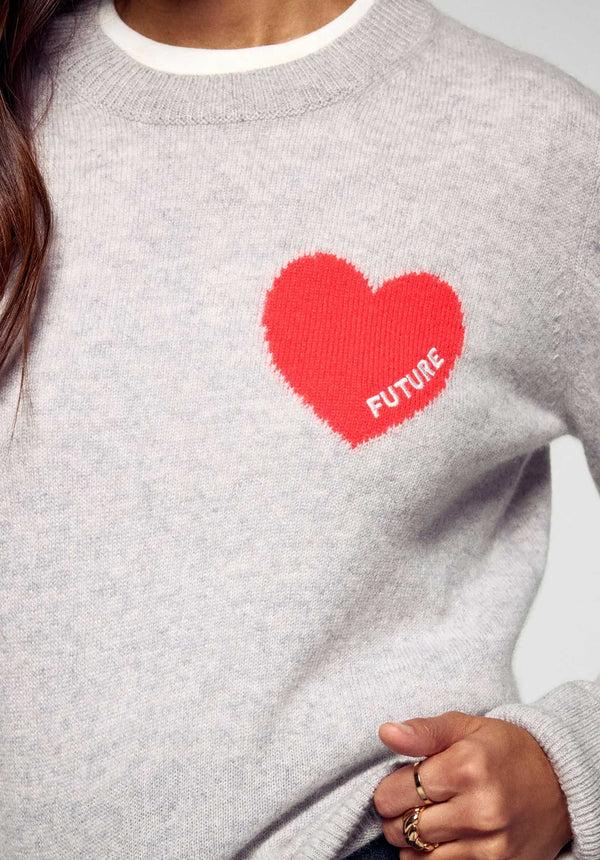 Rue Madam Pullover Permwpr01195 Gris-Chine-Clair