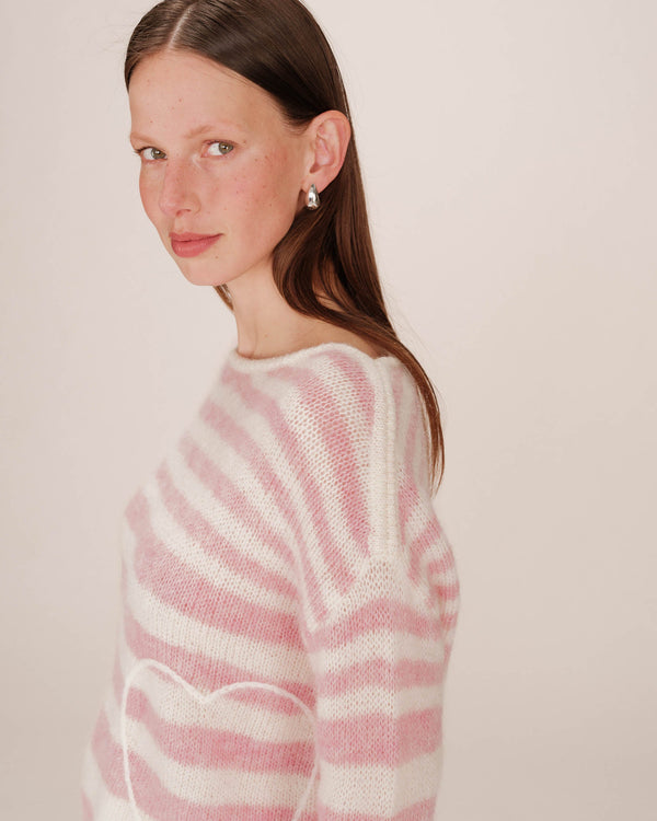 Rue Madam Pullover Sand Cristal-Rose