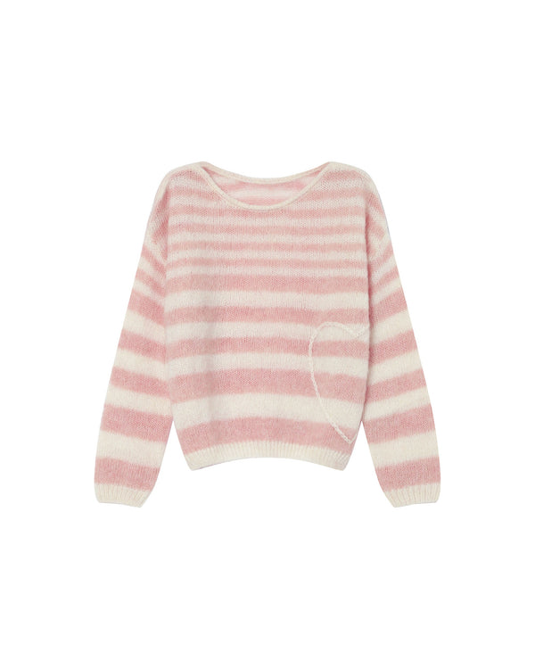Rue Madam Pullover Sand Cristal-Rose