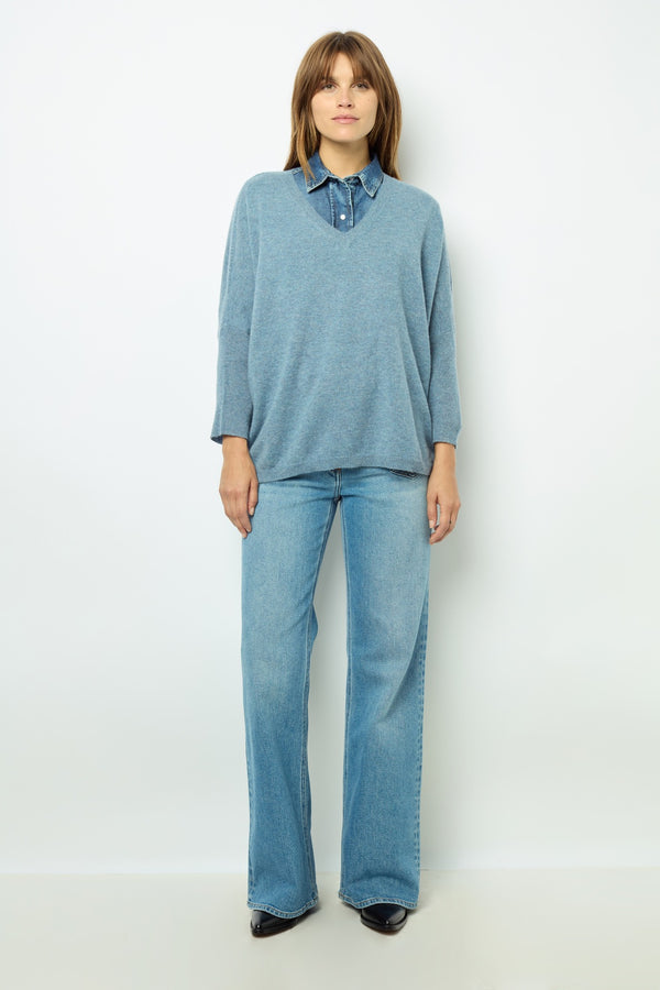 rue madam Pullover/vest Dau41a235 Indigo