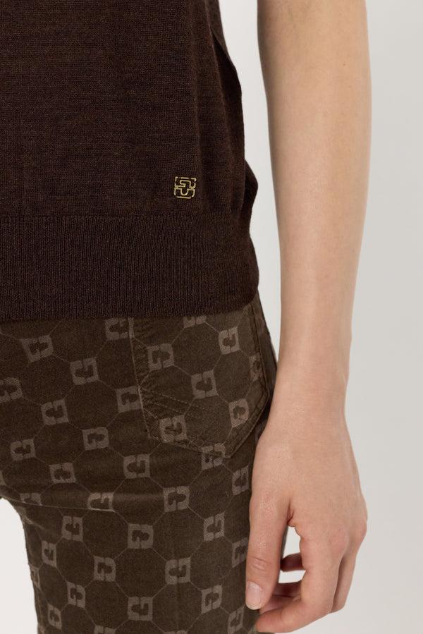 Rue Madam Pullover/vest Dcu02c222 Brown