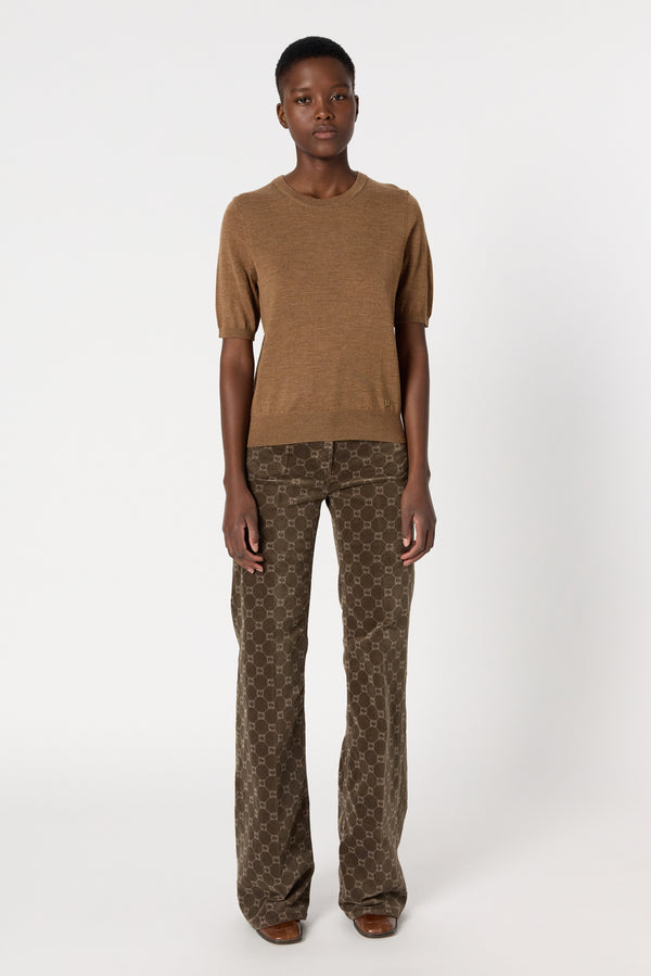 Rue Madam Pullover/vest Dcu02c222 Camel