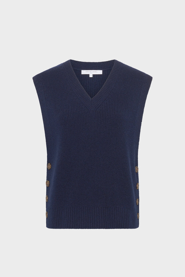 rue madam Pullover/vest Dcu06c231 Navy