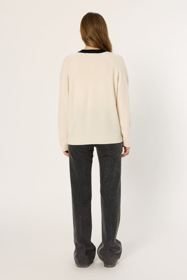 Rue Madam Pullover/vest Dcu08c226 Ecru