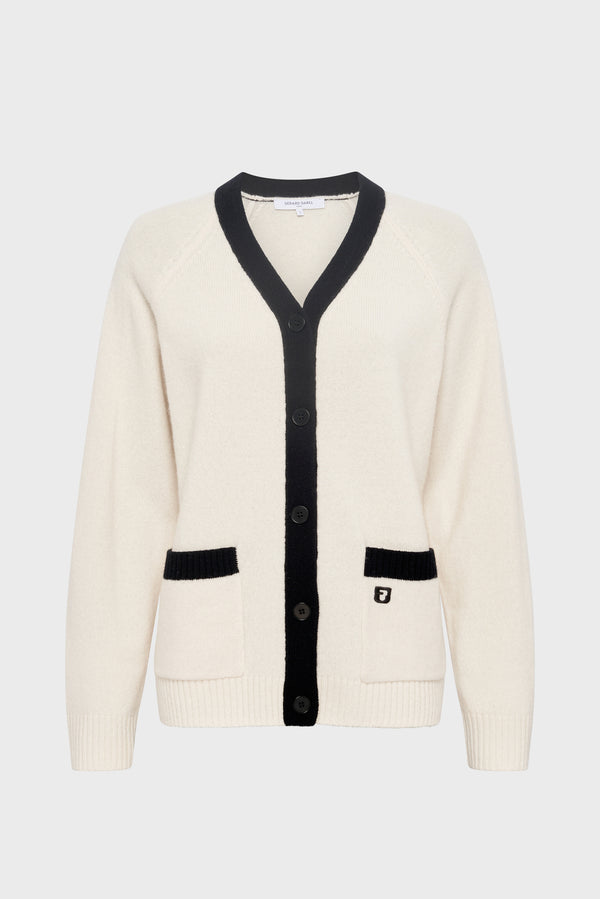 rue madam Pullover/vest Dcu08c226 Ecru