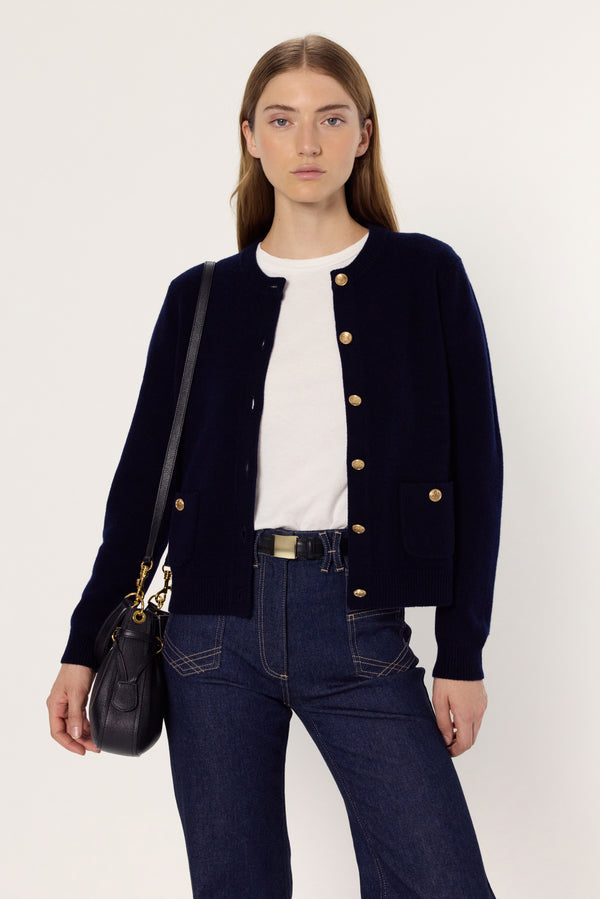 Rue Madam Pullover/vest Dcu13c228 Navy