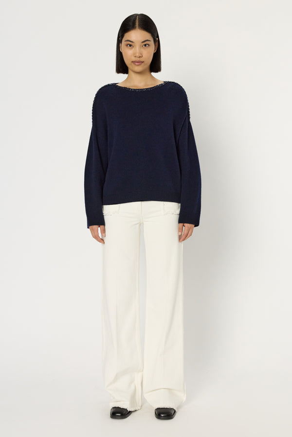 Rue Madam Pullover/vest Dcu16c229 Navy