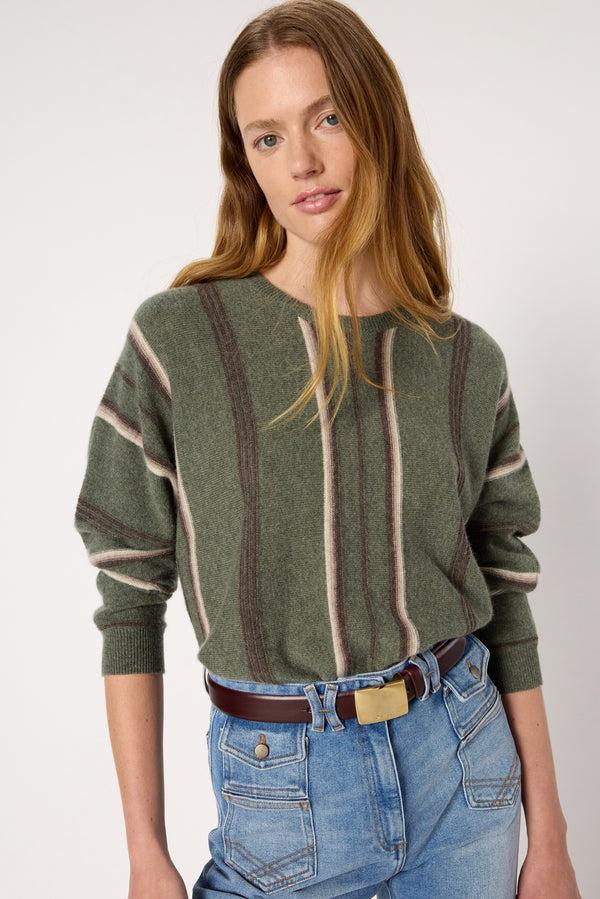 Rue Madam Pullover/vest Dcu30c236 Khaki-Green