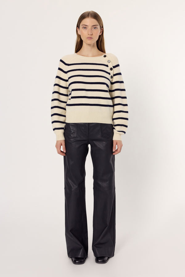 Rue Madam Pullover/vest Dcu53c230 Ecru