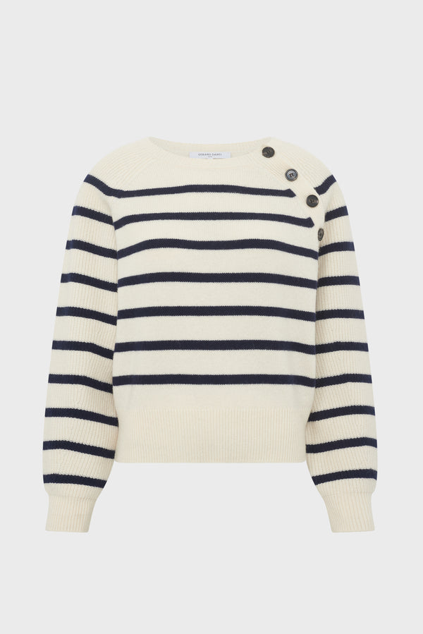 rue madam Pullover/vest Dcu53c230 Ecru