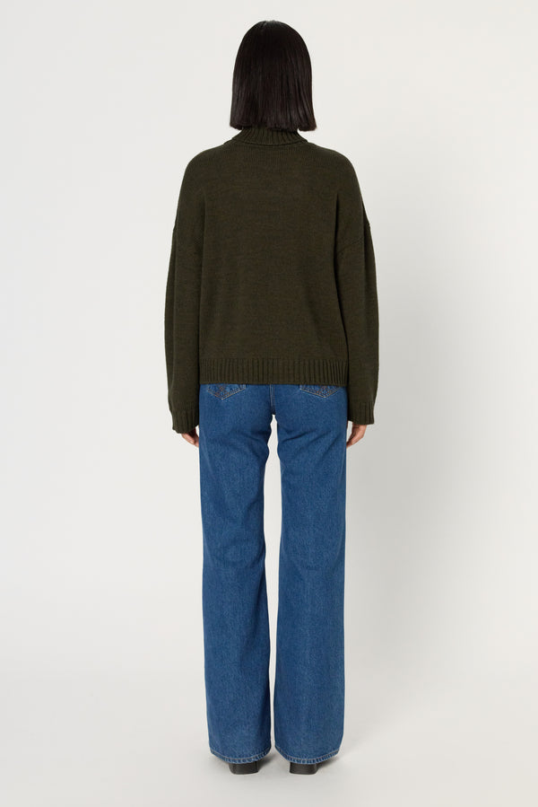 Rue Madam Pullover/vest Dcu93c244 Khaki-Green