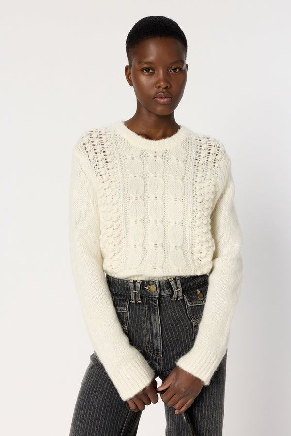 Rue Madam Pullover/vest Dcu97c348 Ecru