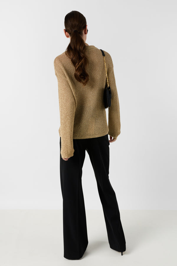 Rue Madam Pullover/vest Ddu22d200 Gold