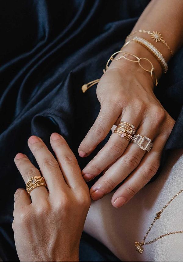 Rue Madam Ring 1bcw Crystal-Blanc