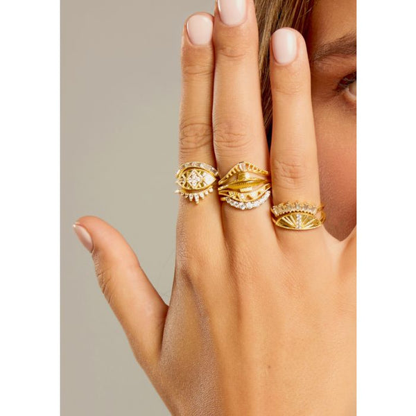 Rue Madam Ring Ba-274g Gold