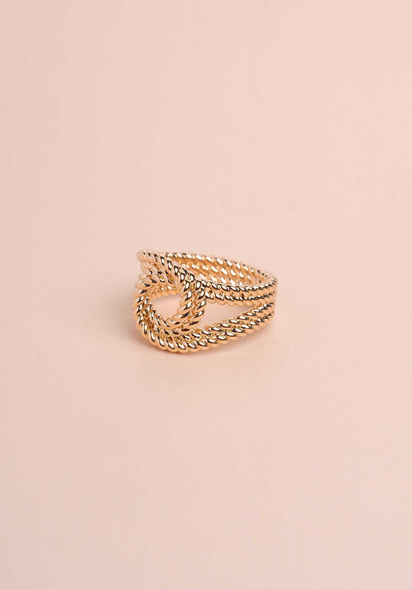 rue madam Ring Knot Ring Gold