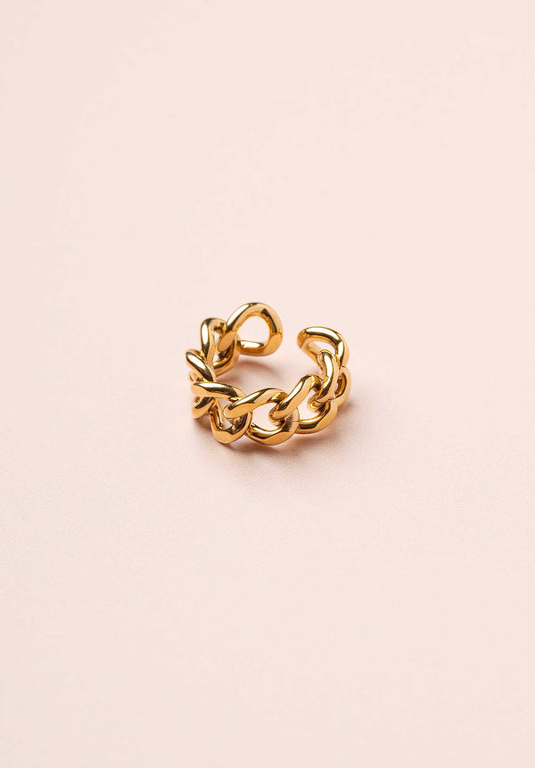 Rue Madam Ring Thick Chain Ring Gold