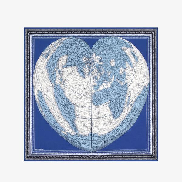 rue madam Scarf Ca211ma04 Blue