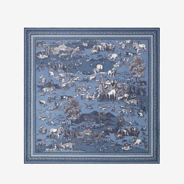 rue madam Scarf Ca212re04 Blue
