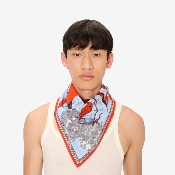 Rue Madam Scarf Ca21des06 Red