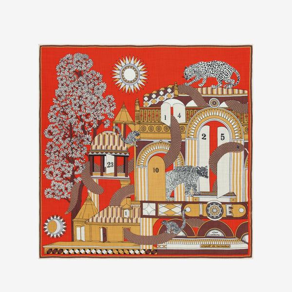 Rue Madam Scarf Ca221ni06 Red