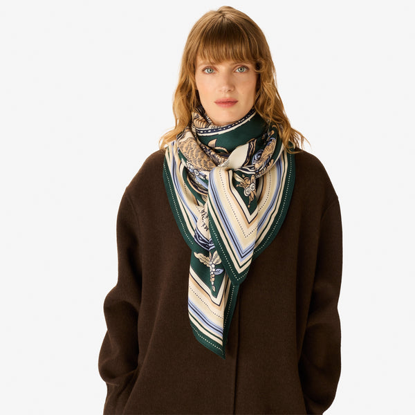 rue madam Scarf Ca222ch10 Green