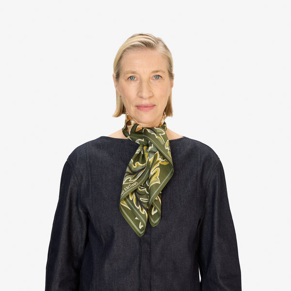 rue madam Scarf Ca22leo20 Khaki