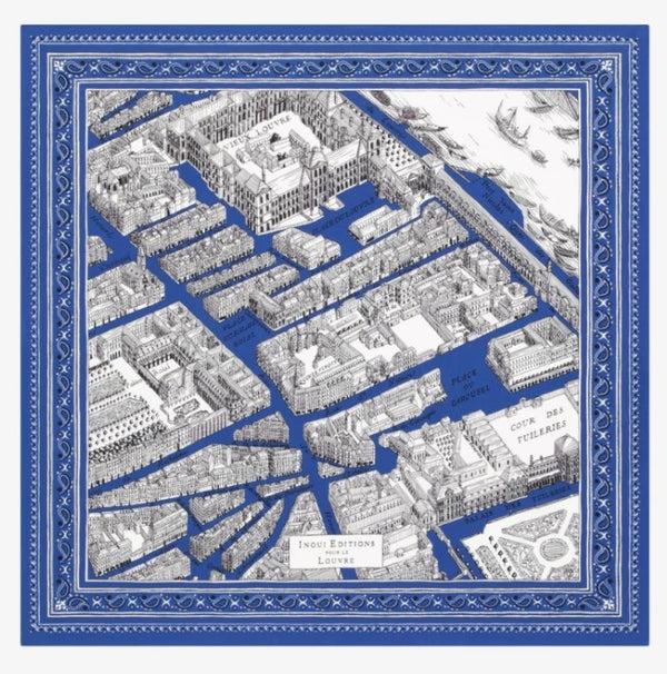 Rue Madam Scarf Ca22lou04 Blue