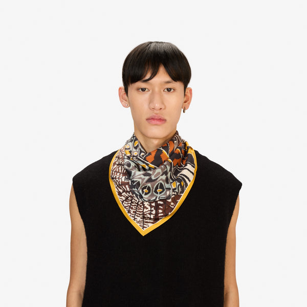 rue madam Scarf Ca22pap02 Natural