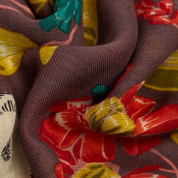 Rue Madam Scarf Ca22tou05 Purple