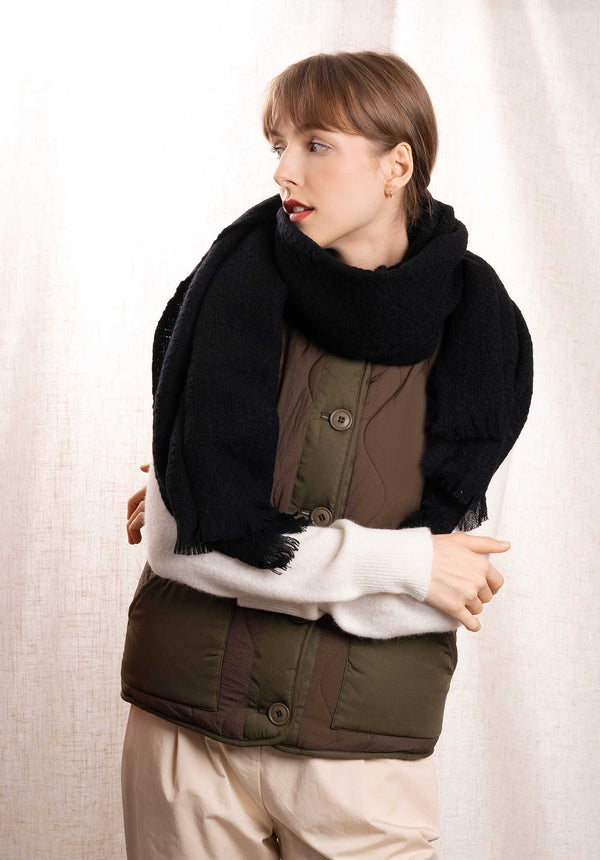 Rue Madam Scarf Cb-hay-17-015 Black