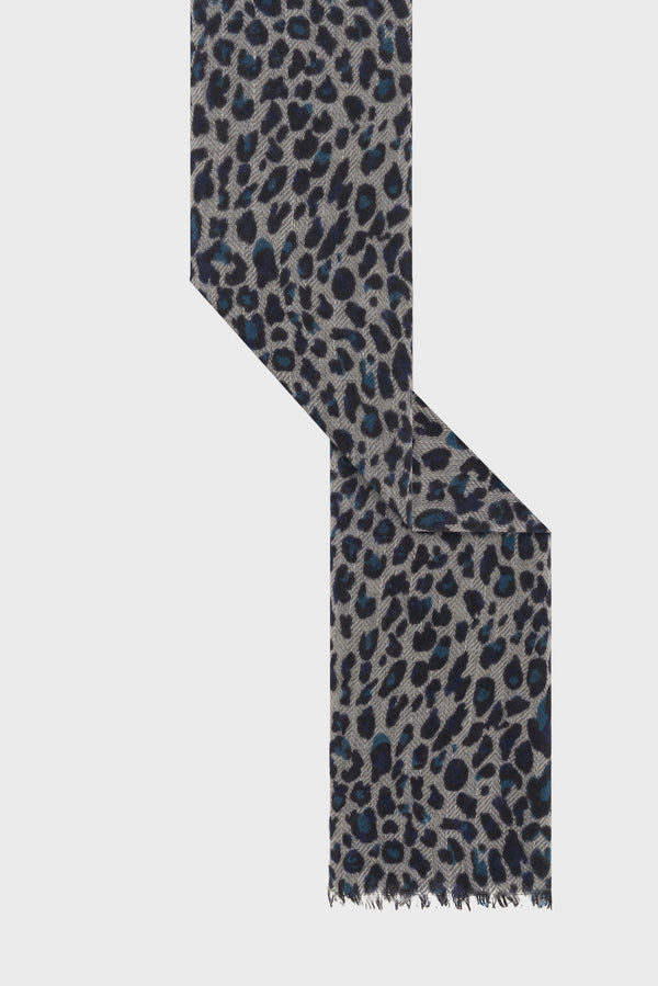 Rue Madam Scarf Dch07c267 Navy