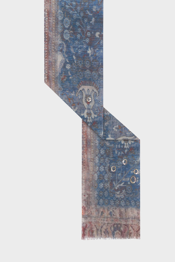 Rue Madam Scarf Dch12c272 Indigo